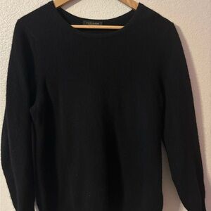 Charter Club Classic Black Crew Neck Sweater